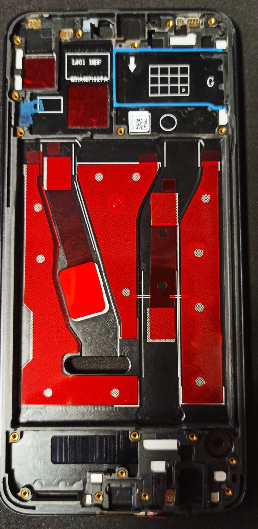 Рамка дисплея для Huawei Honor 8X/ 9X Lite Черная