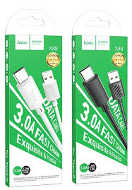 Кабель USB – Type-C HOCO X88 3,0 Белый / Черный