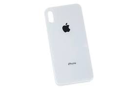 Задняя крышка для iPhone X Белый (стекло, широкий вырез под камеру, логотип) – OR