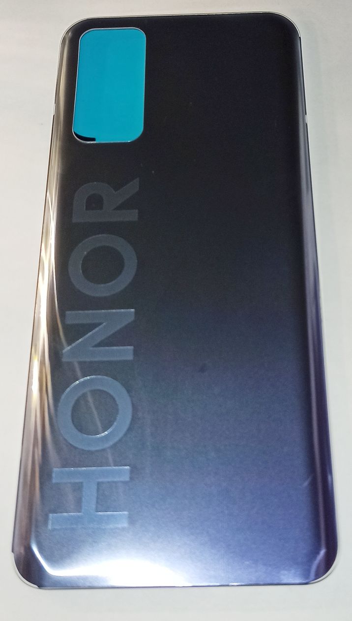 Задняя крышка для Huawei Honor 30/Honor 30 Premium/Nova 7 Серебро с фиолетовым отливом снизу