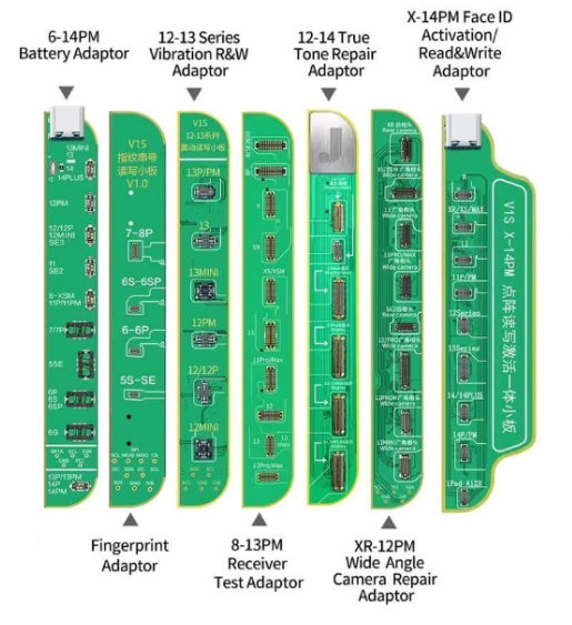 Плата для программатора JCID V1SE True Tone для iPhone 12/12 mini/12 Pro/12 Pro Max/13/13 mini/14/14 Plus/15/15 Plus