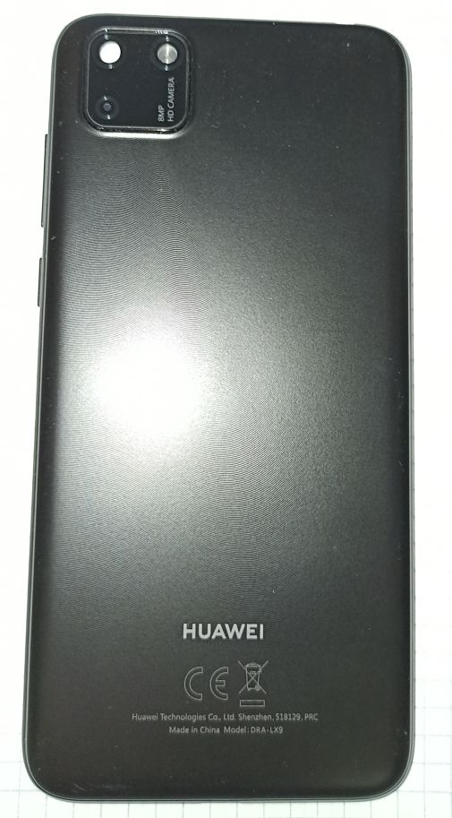 Задняя крышка для Huawei Honor 9S/Y5p Черный  (есть стекло камеры,вспышки.кнопки)