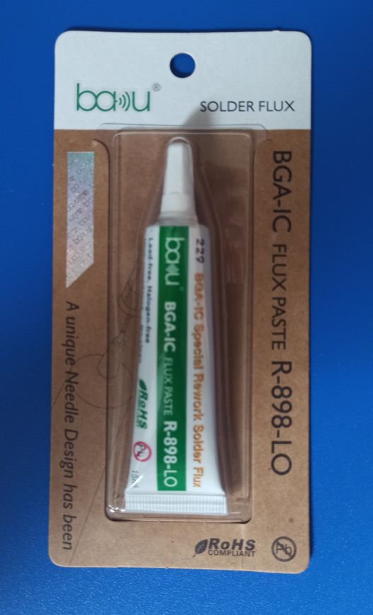 Флюс BAKU BA-229 BGA-IC Flux Paste R-898-LO(15 мл.) для бессвинцовой пайки