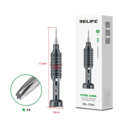 Отвертка Relife RL-730 (звездочка 0,8 мм, магнитная)