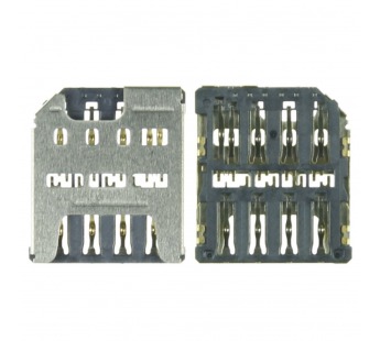 Коннектор SIM Huawei Honor 5A/Y5 II/Y5 2017/Micromax Q398 №30