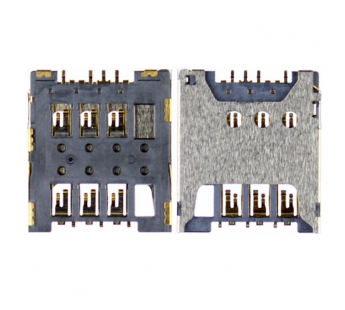 Коннектор SIM Microsoft 535 Dual  №65