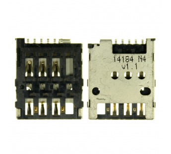 Коннектор SIM Nokia X Dual/XL Dual/X2 Dual/502 Dual/530 №75