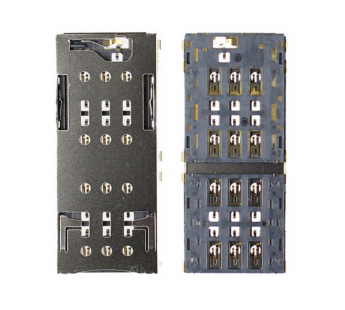 Коннектор SIM Sony E5533/F3211/F3212/G3121/G3312 (C5 Ultra Dual/XA Ultra/XA Ultra Dual/XA1/L1 D №106