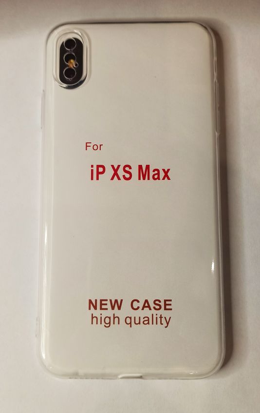 Чехол задняя накладка iPhone XS MAX (с защитой камеры) Прозрачный