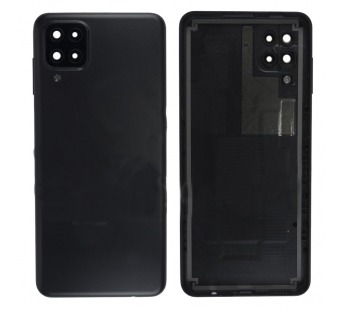 Задняя крышка для Samsung A125F/A127F (A12/A12 Nacho) Черный есть стекло камеры,вспышки,кнопки