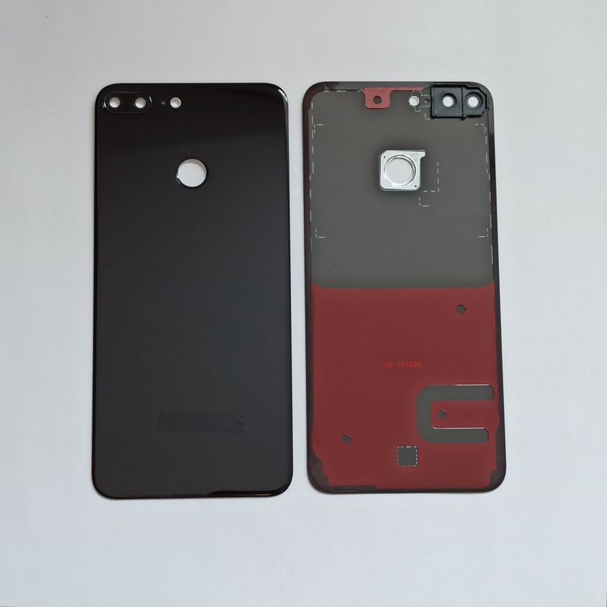 Задняя крышка для Huawei Honor 9 Lite Черный – OR (со стеклом камеры,вспышки)