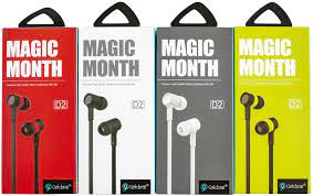 Наушники Celebrat D2 (вакуумные 3.5 mm jack) в ассортименте (белый/черный)