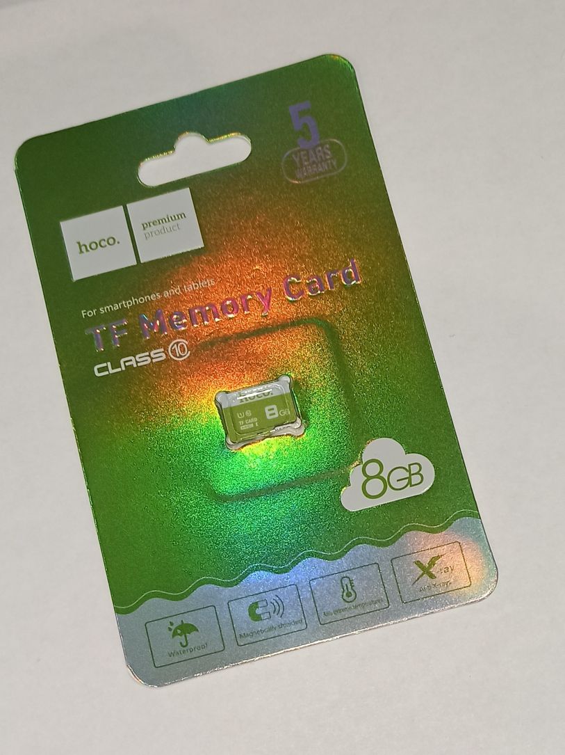Карта памяти MicroSDHC 8GB Class 10 Hoco без адаптера