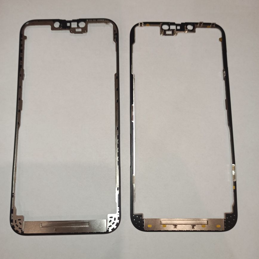 Рамка для переклейки стекла с тачскрином для iPhone 13 Pro Max Черный