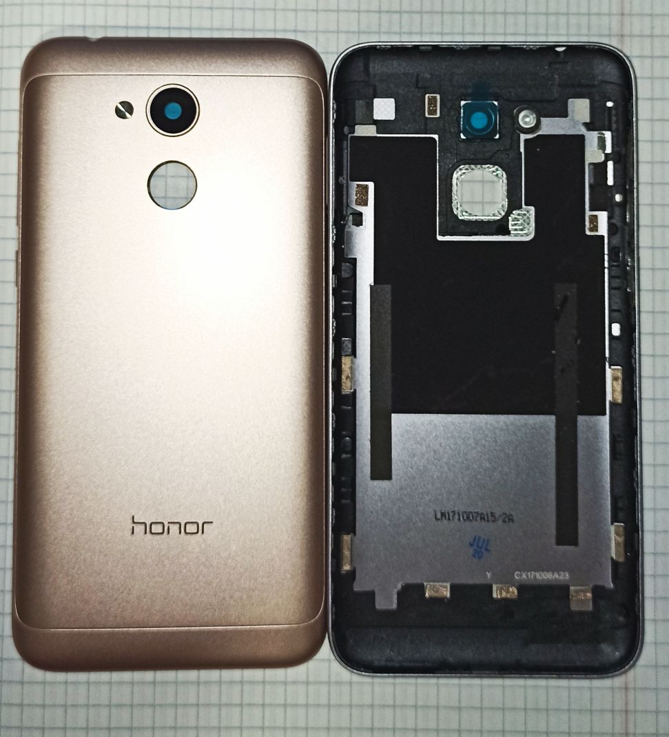 Задняя крышка для Huawei Honor 6A Золото  (есть стекло камеры,вспышки.кнопки)