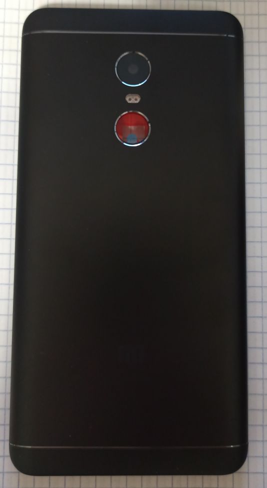 Задняя крышка для Xiaomi Redmi Note 4X (4GB/64GB) Черный (стекло камеры есть)