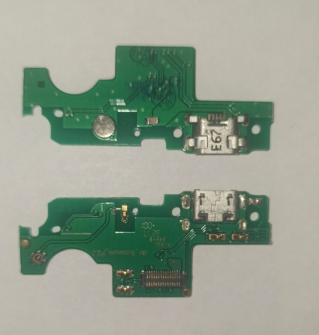 Шлейф для Huawei Honor 6С Pro на системный разъем/микрофон