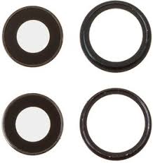 Стекло камеры для iPhone 14/ iPhone 14 Plus (комплект 2 шт.) Черный