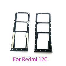 Контейнер SIM для Xiaomi Redmi 12C Черный