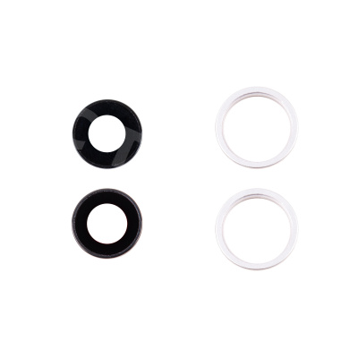 Стекло камеры для iPhone 14/ iPhone 14 Plus (комплект 2 шт.) Белый