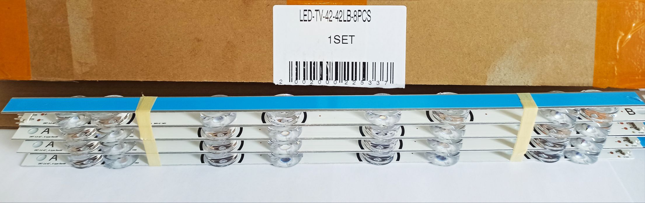 Светодиодная подсветка для телевизоров LG 42LB, 42LF, AGF78402101, DRT 3.0 42″, 6916L-1956A, 6916L-1957A (комплект, 8 шт), большие линзы