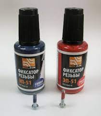 Фиксатор резьбы Solins ЭП-51 (красный, 22 мл)