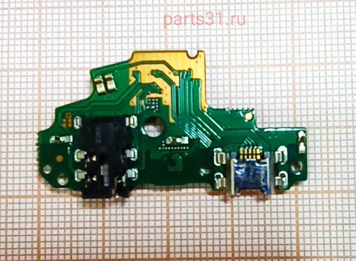 Шлейф для Huawei P Smart плата на системный разъем/разъем гарнитуры/микрофон