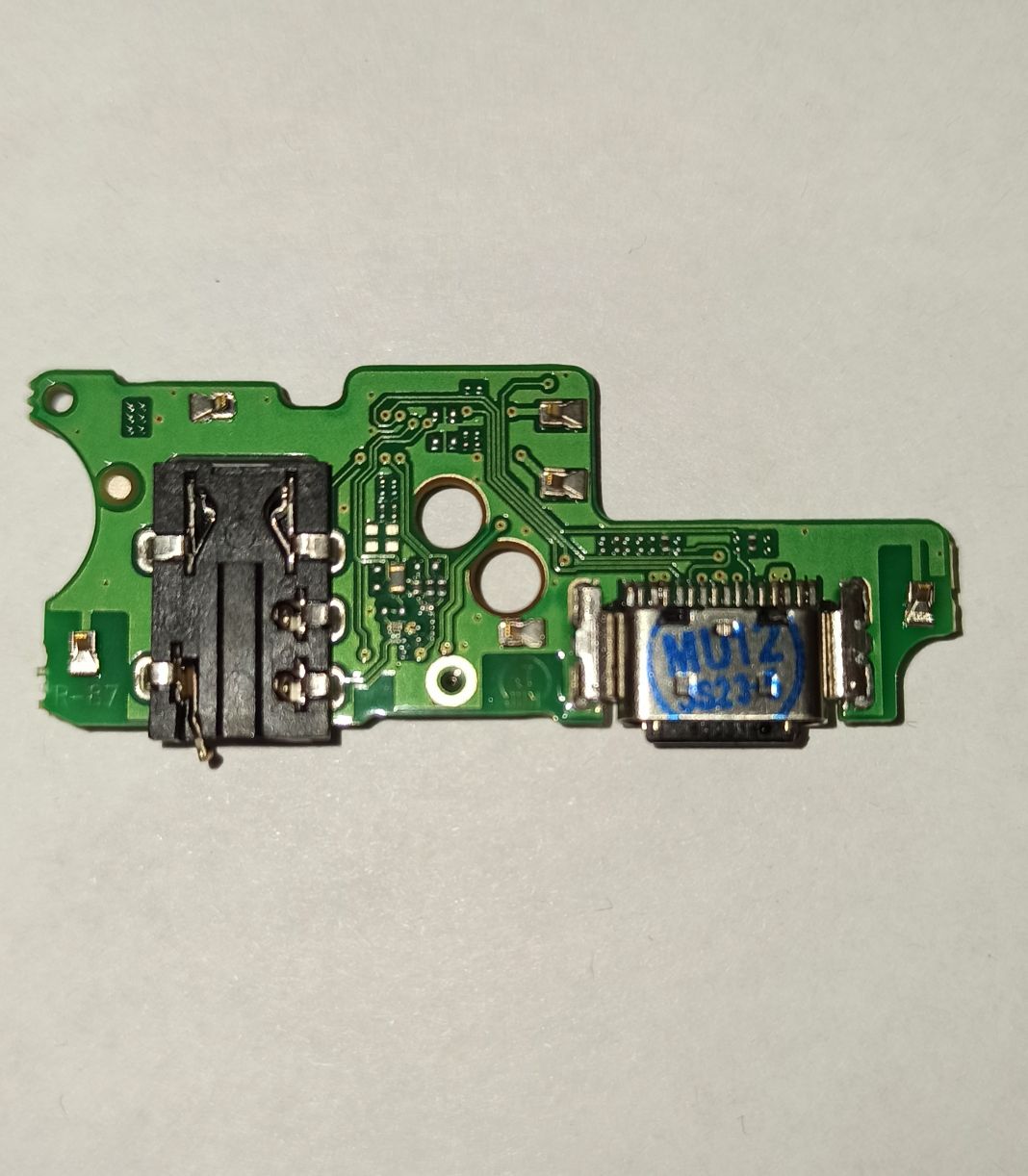 Шлейф для Infinix Note 12 2023 плата на системный разъем/разъем гарнитуры/микрофон