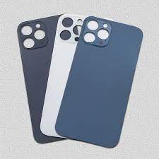 Задняя крышка для iPhone 12 PRO Синий (стекло, монолит, широкий вырез под камеру, логотип) – OR