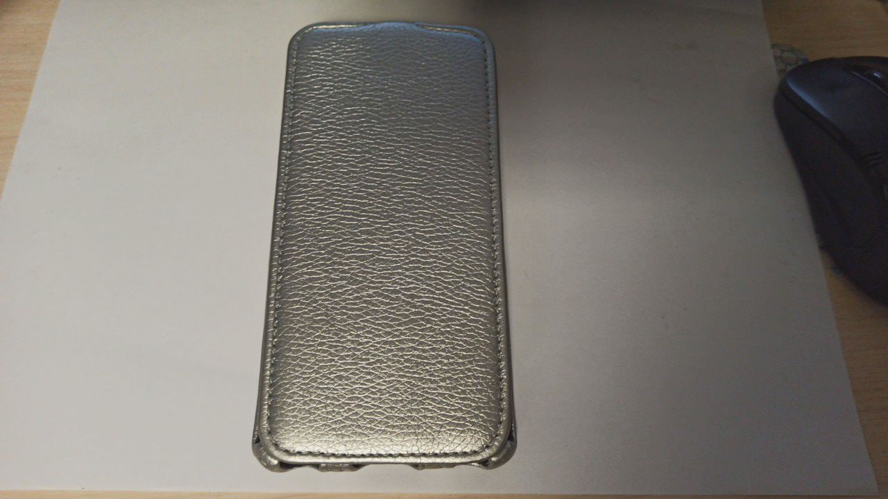 Чехол книжка iPhone 6 Plus (5,5) экокожа-серебристый флотер