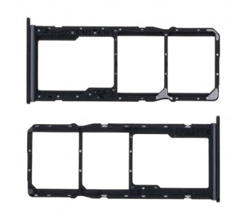Контейнер SIM Samsung A032F (A03 Core) Черный