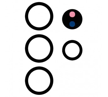 Стекло камеры для Samsung G998B (S21 Ultra) (комплект 5 шт.)