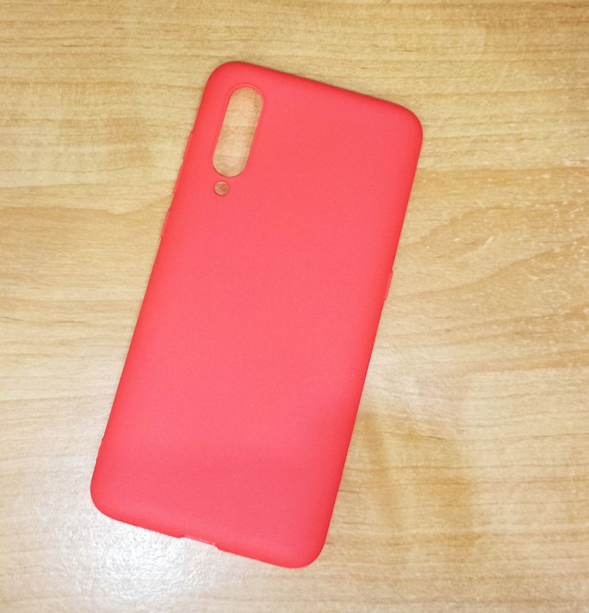 Чехол задняя накладка Xiaomi Mi 9, NEYPO Soft Touch, пластик, матовая, цвет: красный