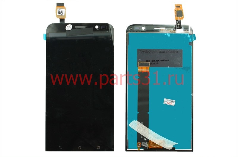 Дисплей Asus ZB551KL / G550KL  ZenFone Go/ Go TV  в сборе с тачскрином Черный + чехол