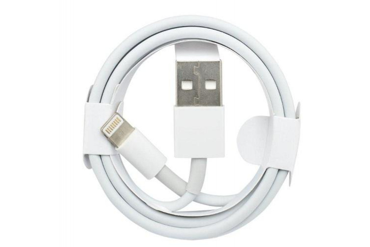 Кабель USB – Lightning ( 8 pin для iPhone ) 1.0м, круглый, Белый Original