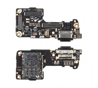 Шлейф для Xiaomi 12 / Xiaomi 12SX  плата системный разъем/разъем SIM/микрофон