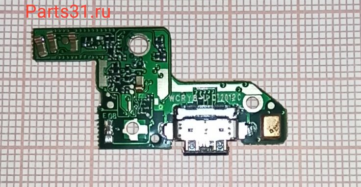 Шлейф для Huawei Honor 8 плата на системный разъем/микрофон