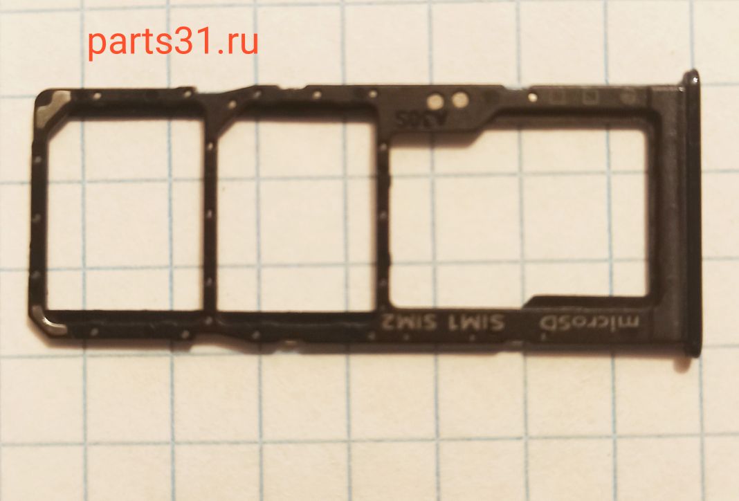 Контейнер SIM Samsung A307F/ A305 (A30/A30s) Черный