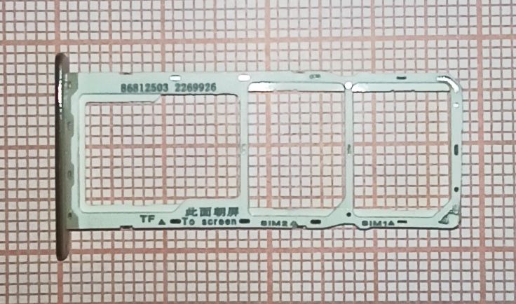 Контейнер SIM для Huawei Honor 7A/7C/7A Pro/Y6 2018 Золото