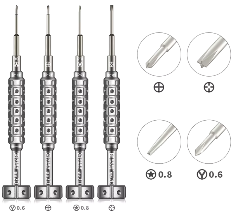 Отвертка Amaoe AD-2D (PH000 тонкий крестик 1.5 мм)