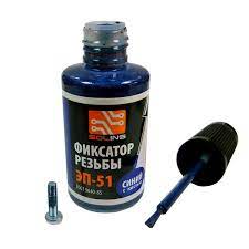 Фиксатор резьбы Solins ЭП-51 (синий, 22 мл)