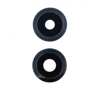 Стекло камеры для Xiaomi Poco X7 Pro (2412DPC0AG) (комплект 2 шт.) Черный