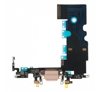 Шлейф для iPhone 8/ iPhone SE (2020)/ iPhone SE (2022) на системный разъем + разъем гарнитуры Золото