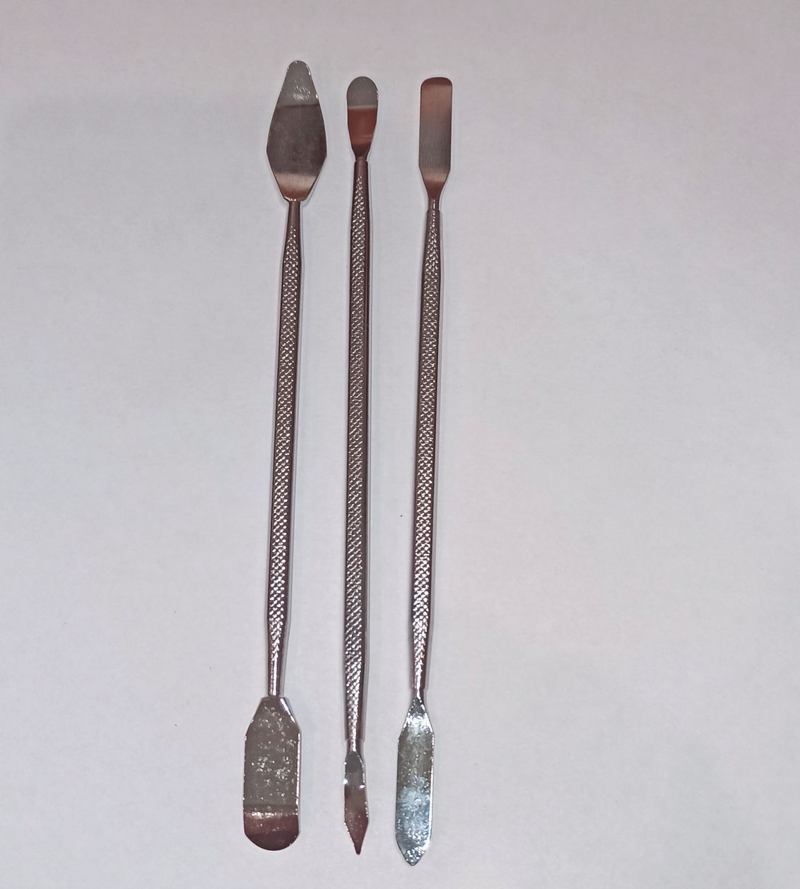 Набор вскрывателей лопаток-спуджер (двухсторонние, металл, 3 шт.)