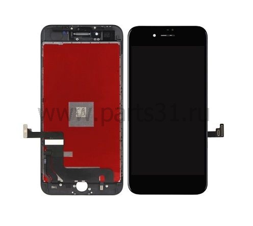 Дисплей для iPhone 8 Plus Черный модуль в рамке в сборе с тачскрином