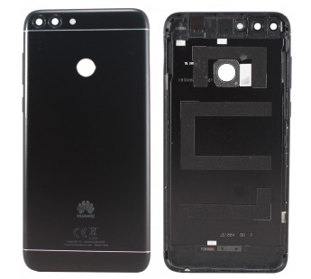 Задняя крышка для Huawei P Smart Черный (есть стекло камеры,вспышки)