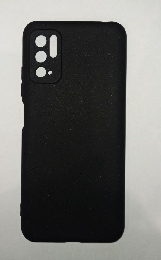 Чехол задняя накладка Xiaomi Poco M3 PRO, CA-12, Matte, чёрный