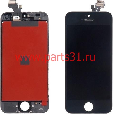 Дисплей для iPhone 5C Черный модуль в сборе