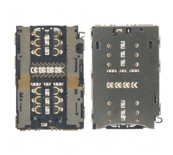 Коннектор SIM+MMC Huawei Honor 7/Honor 8/P9/P9 Lite/P9 Plus/Honor Play/Meizu M3E №174