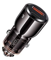 Блок питания автомобильный USB/Type-C XO CC58 (95W, QC3.0, PD, 1Type-C, 1USB) Черный